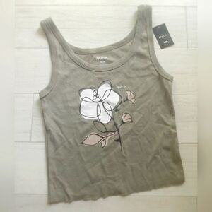 RVCA NEW Abstract Floral Tank Top